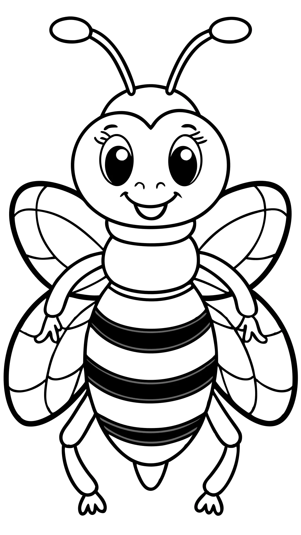 bee coloring pages to print